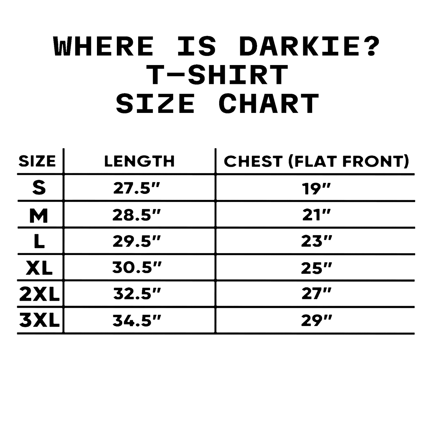 WHERE IS DARKIE? T-SHIRT (NATURAL)