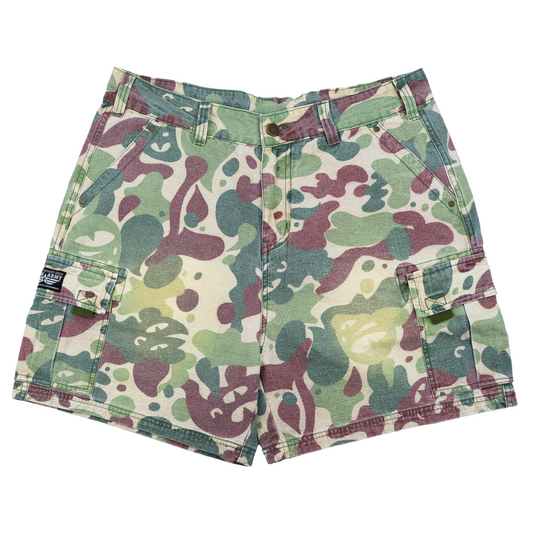 CAMO CARGO SHORTS (GREEN)