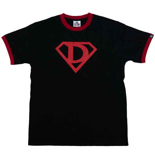 SUPER DARK MAN RINGER TEE