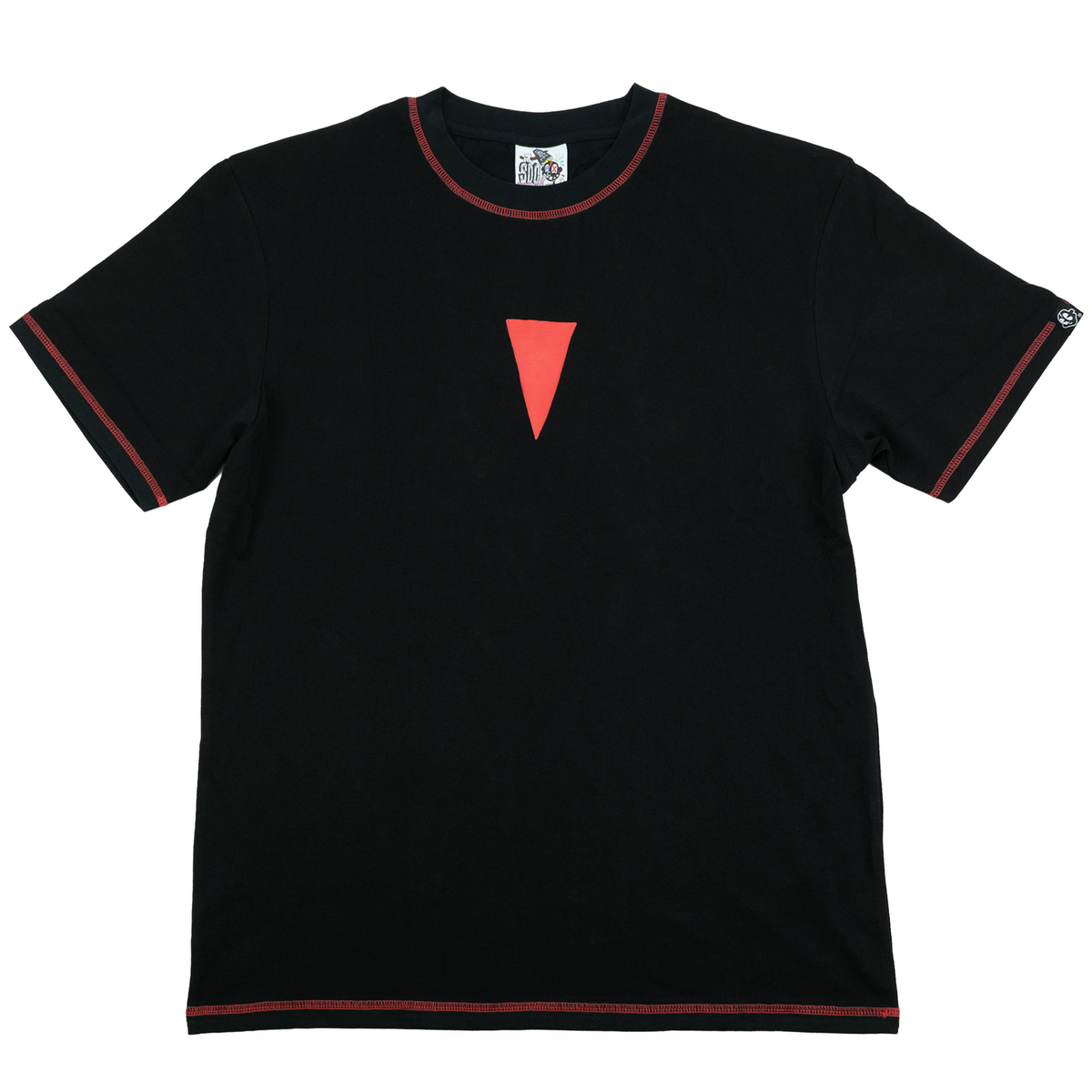 TRIANGLE CONTRAST TEE