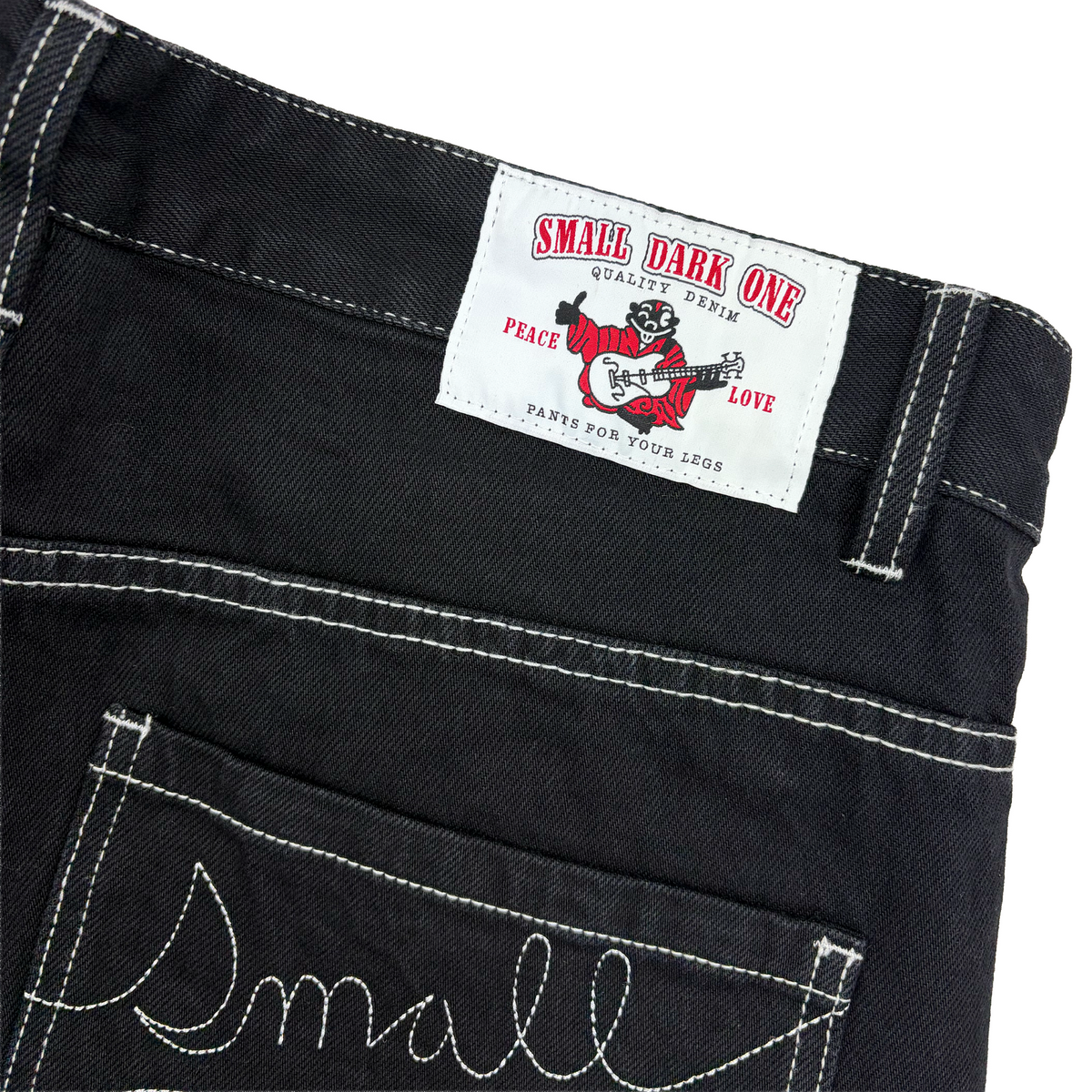 HAPPY BUDDHA JORTS (BLACK)