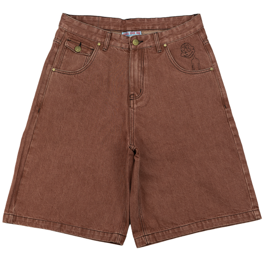 HAPPY BUDDHA JORTS (BRICK)