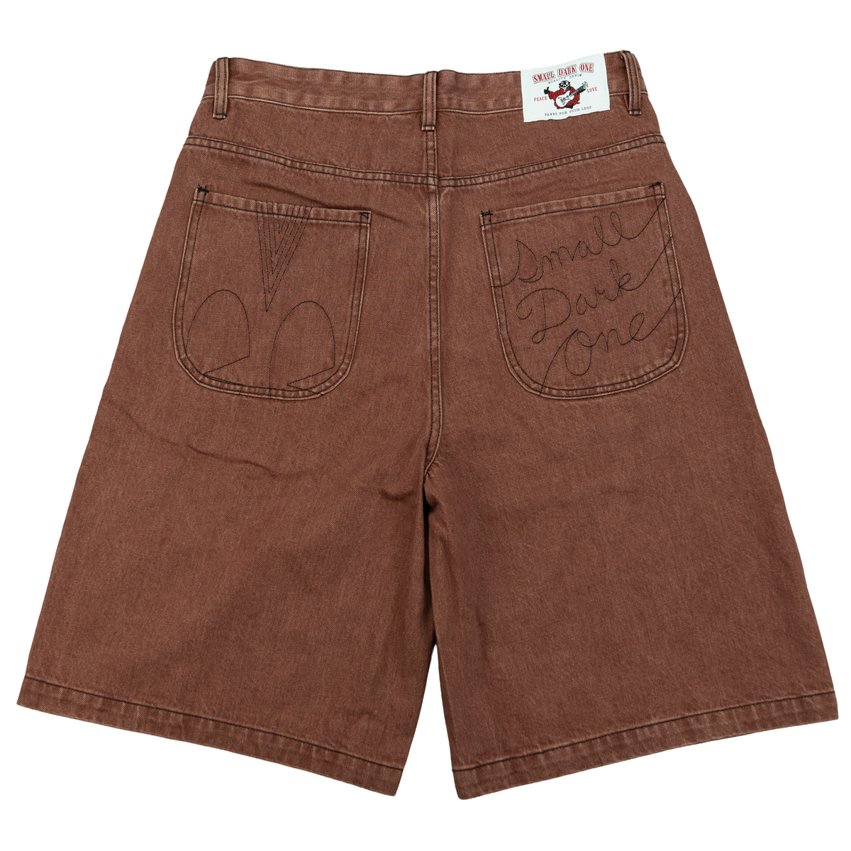HAPPY BUDDHA JORTS (BRICK)
