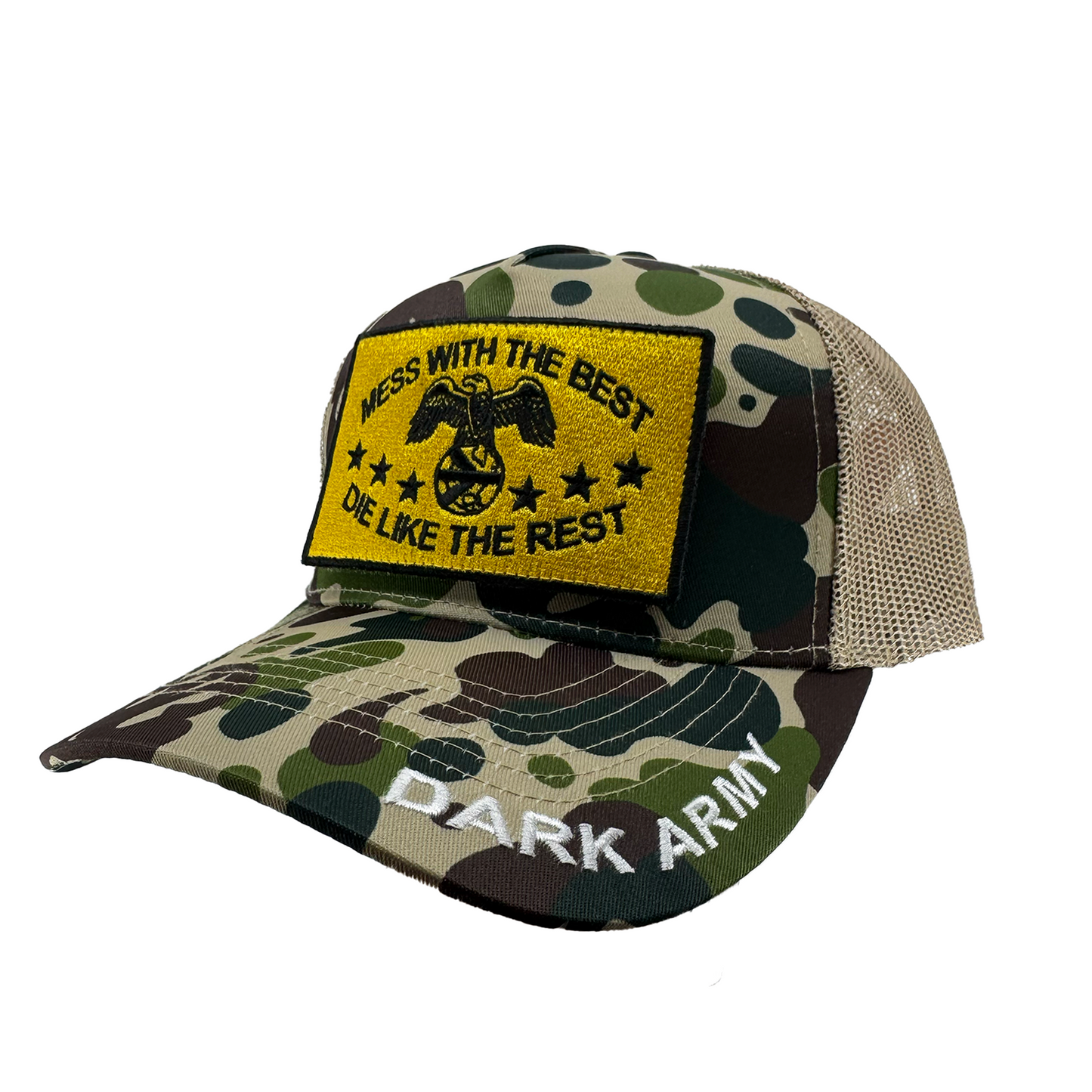 VELCRO PATCH TRUCKER HAT