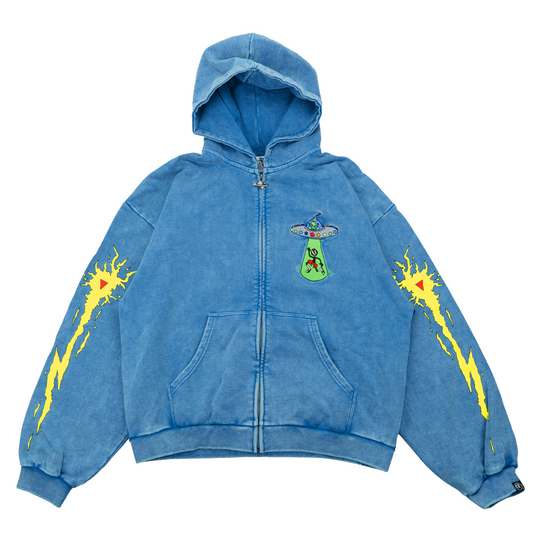FIRST CONTACT ZIP-UP (VINTAGE BLUE)