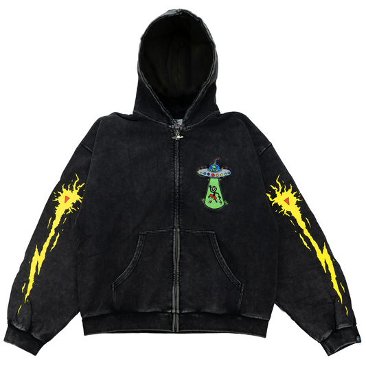 FIRST CONTACT ZIP-UP (VINTAGE BLACK)
