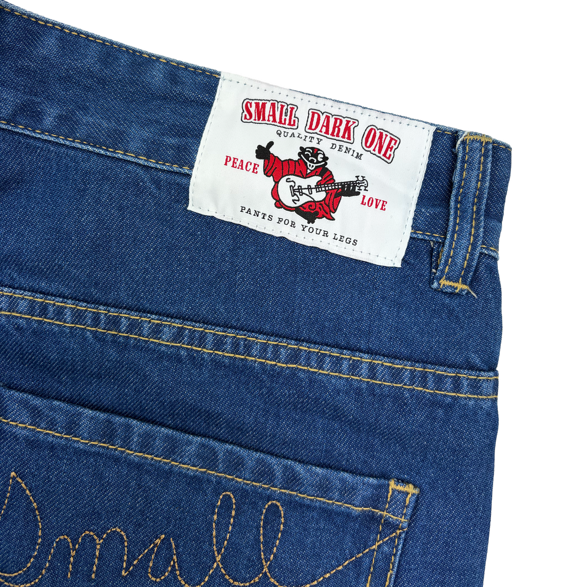 HAPPY BUDDHA JORTS (INDIGO)