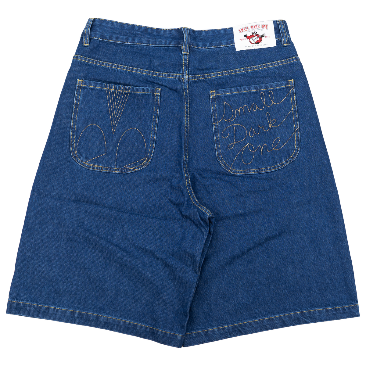 HAPPY BUDDHA JORTS (INDIGO)