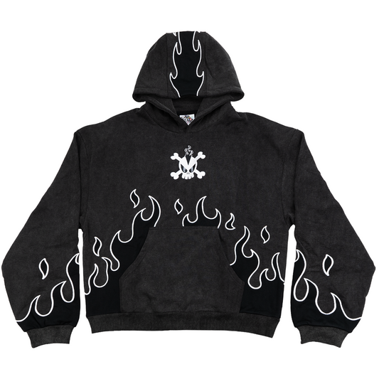 INFERNO HOODIE (BLACK FLAME)