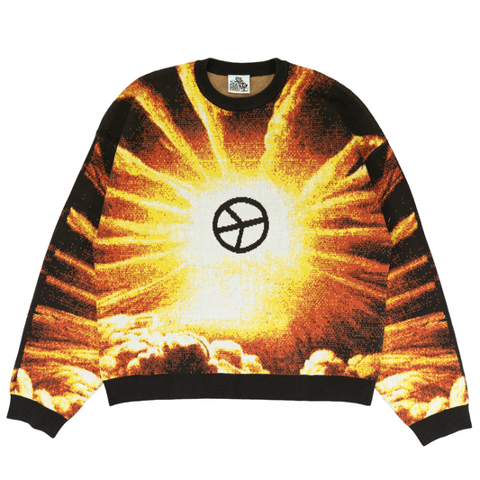 THE WORLD IS ENDING KNIT SWEATER