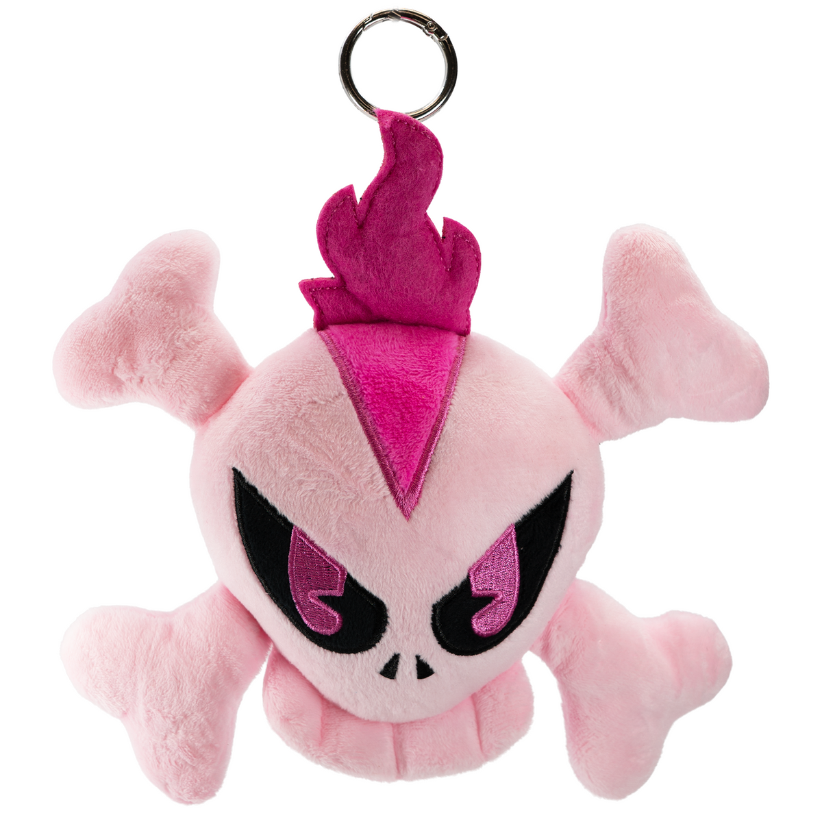 SKULL KEYCHAIN PLUSH (PINK)