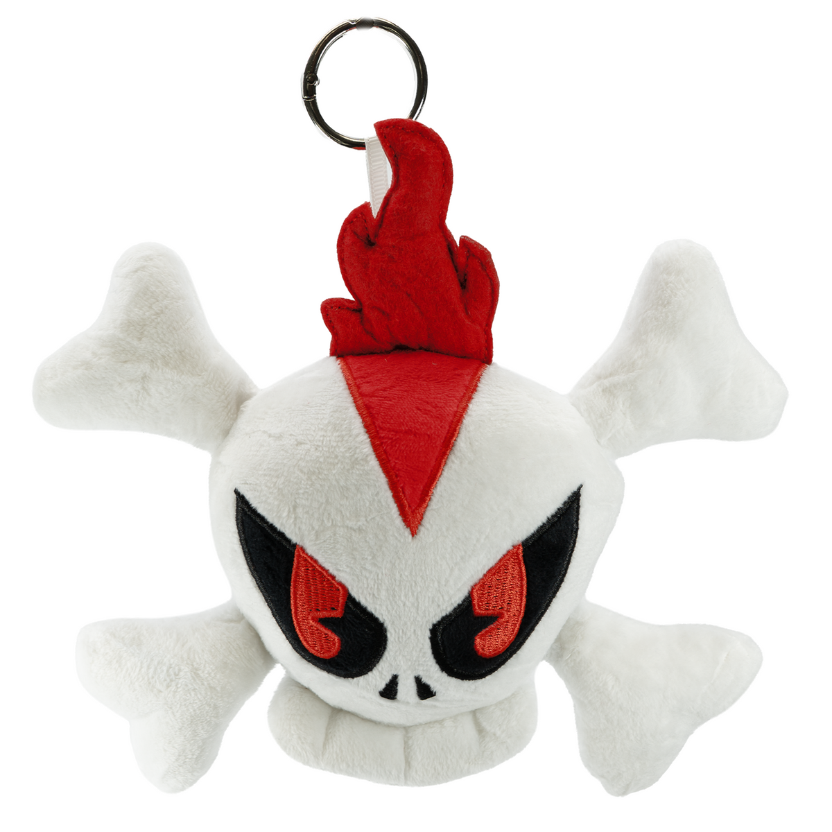 SKULL KEYCHAIN PLUSH (WHITE)